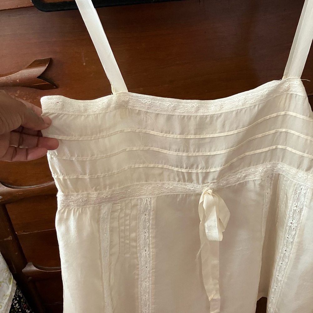 Denim & Supply Ralph Lauren Taupe Silk Blouse